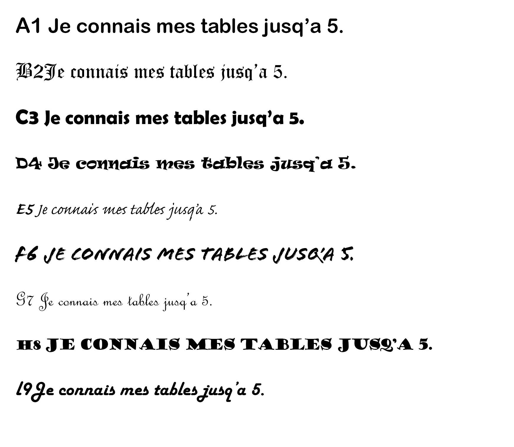Trousse 2 compartiments Maths "je connais mes tables" – Image 3
