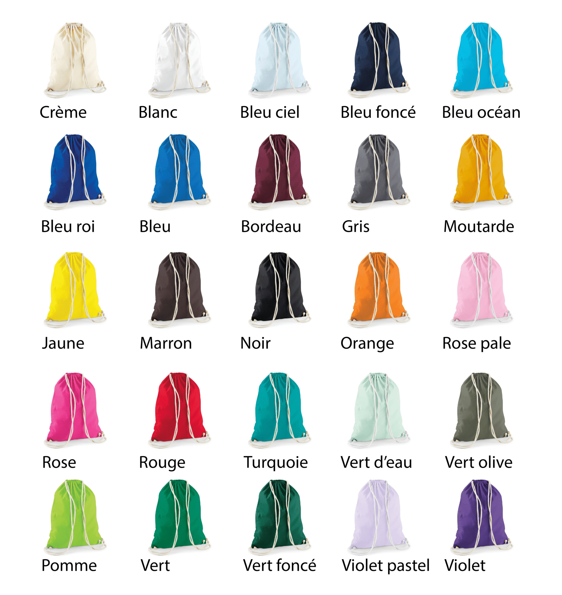 Sac ficelle foot polyester – Image 2