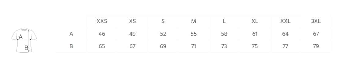 guide des tailles lv871