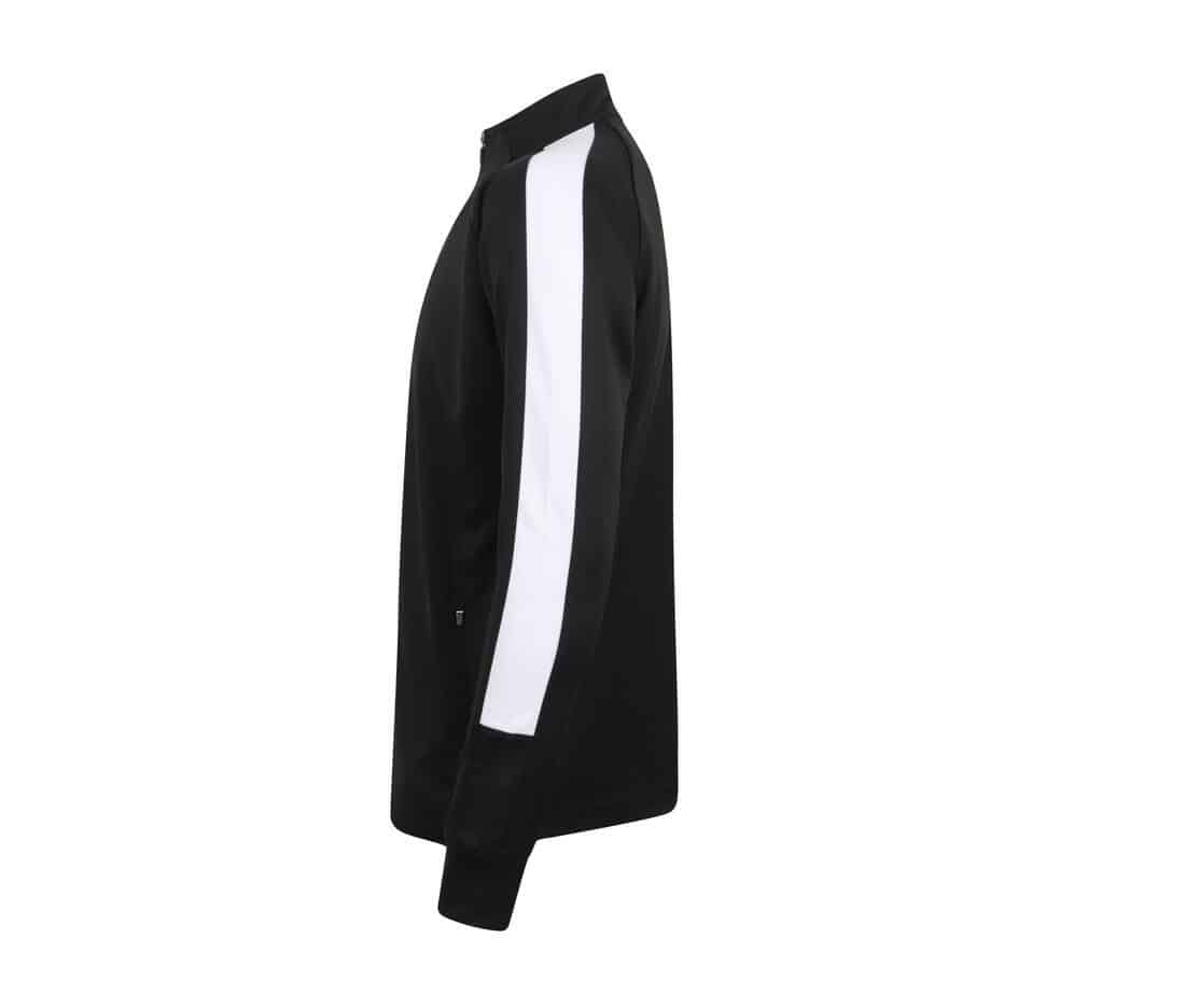 Veste sport CLUB black/white coté