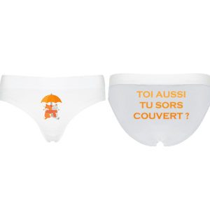 culotte couvert blanc carre