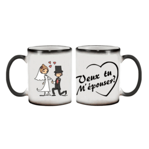 mug veux-tu-m-epouser mariés carre