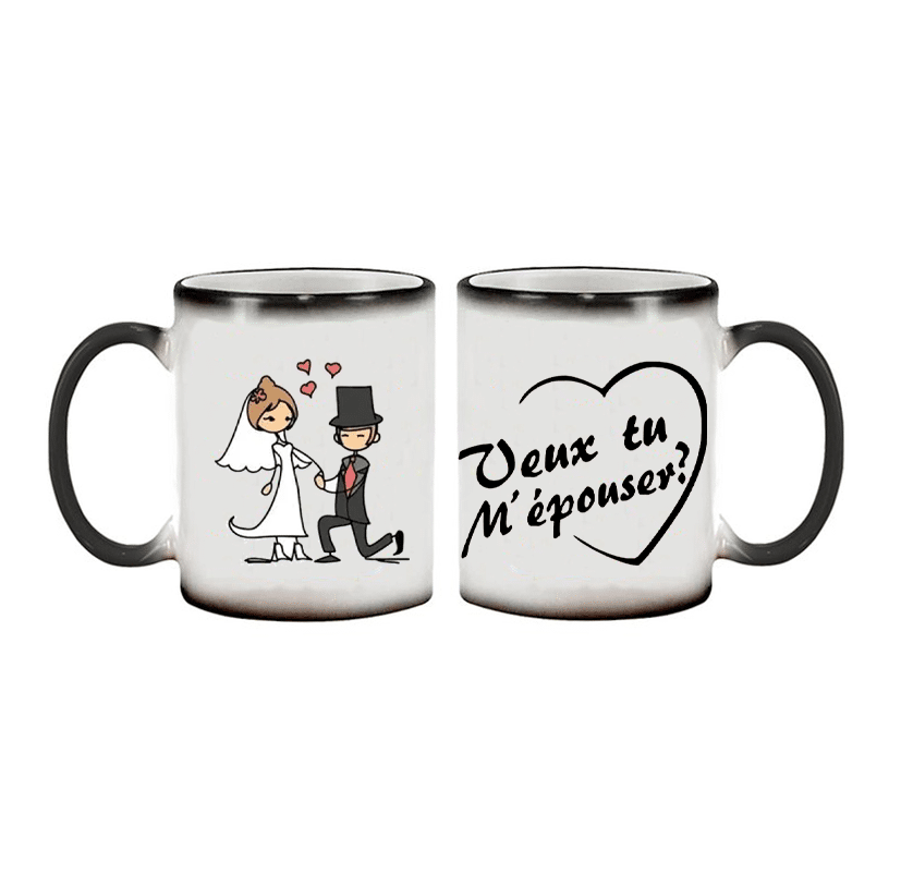 mug veux-tu-m-epouser mariés carre
