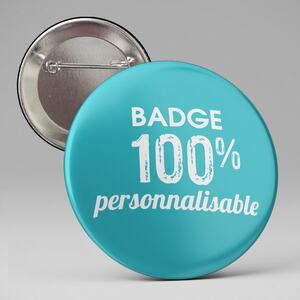 Badge épinglé 100% personnalisable