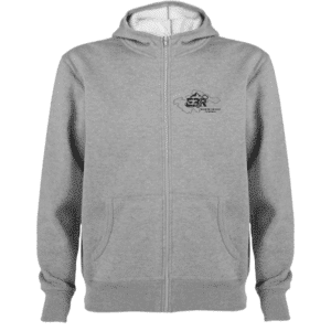 face avant sweat zippé homme impression noir