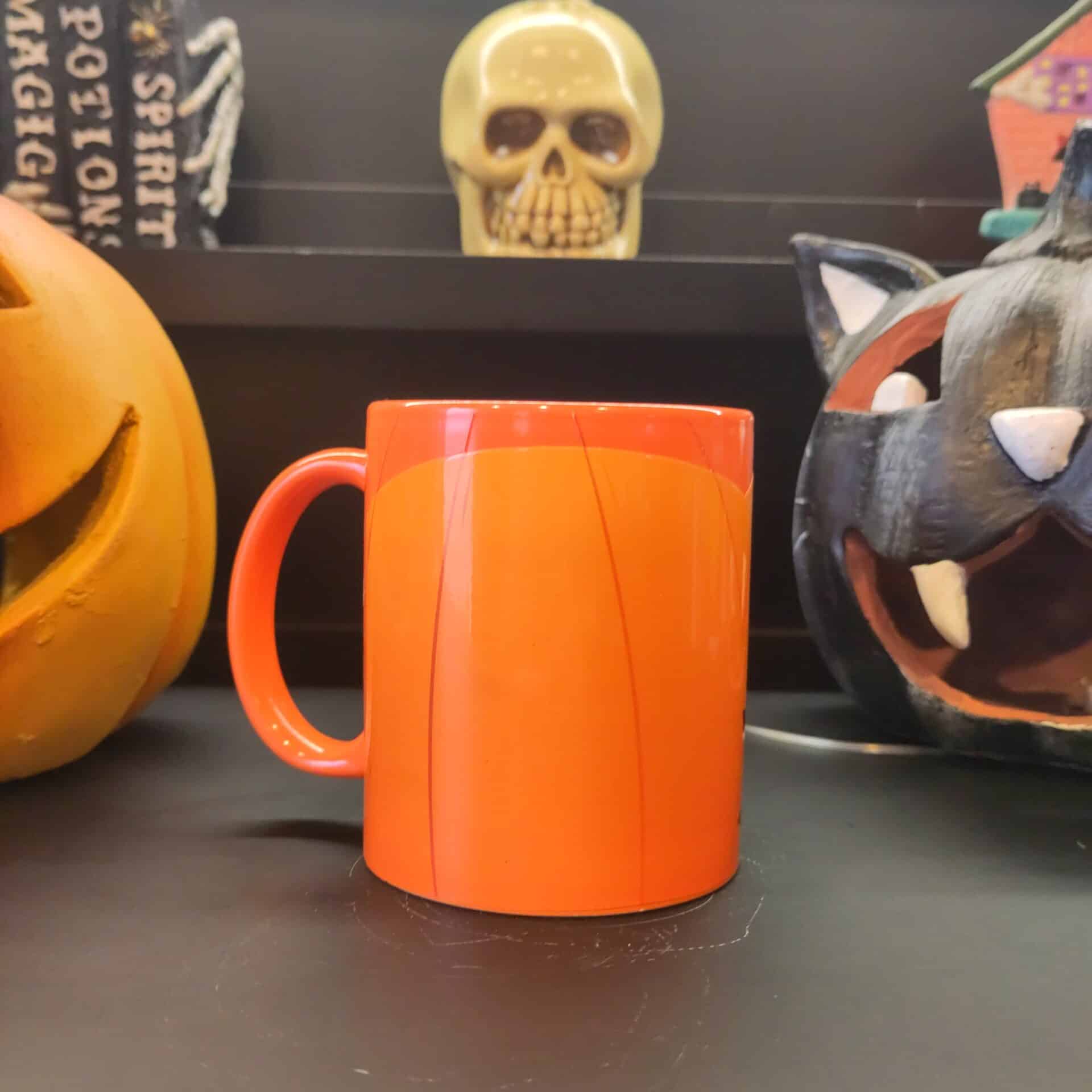Mug citrouille face arrière