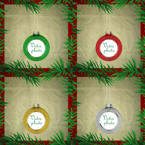 boules de Noël à personnaliser