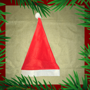 bonnet noel ponpom feutrine