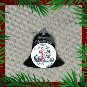 cloche de sapin de noel personnalisable 7
