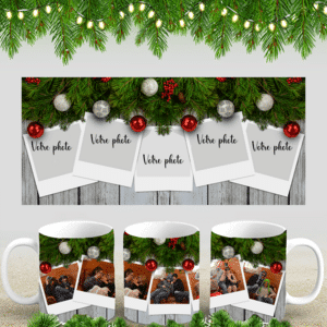 Mug Noël 5 photos